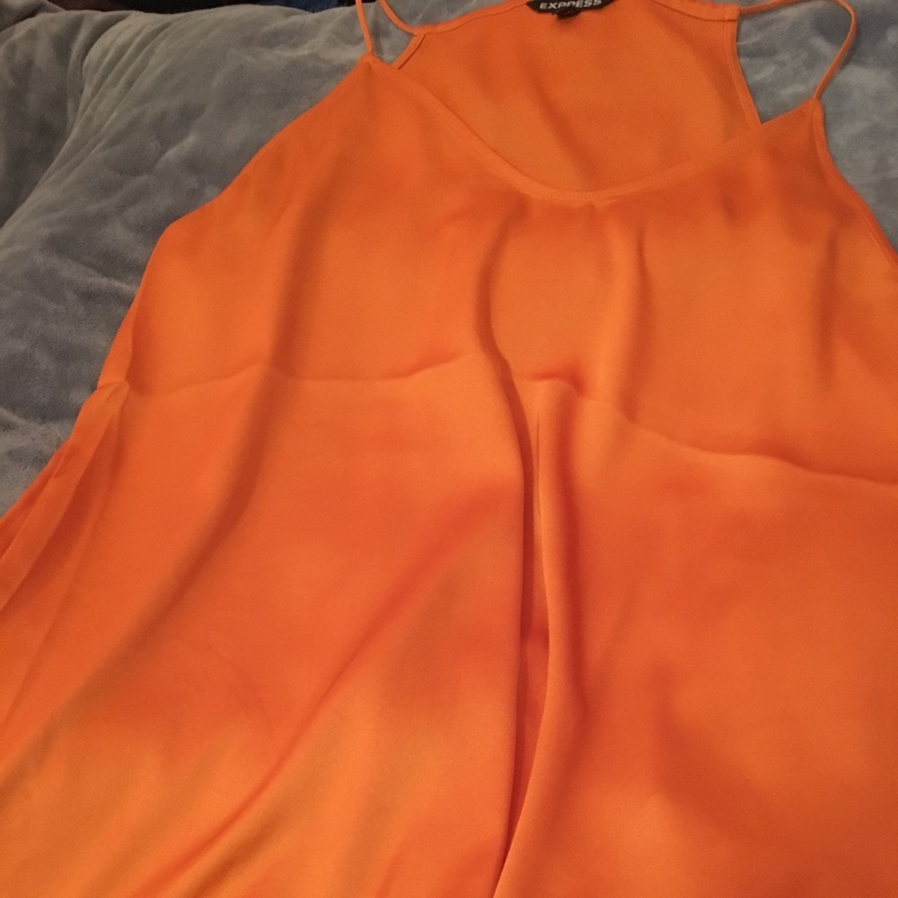 Express satin racerback cami